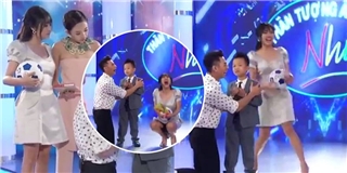 Văn Mai Hương vô tình lộ hàng trên sóng truyền hình vì quá khích