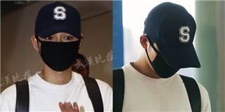 Song Joong Ki trùm kín mặt, không giấu được sự mệt mỏi ở sân bay