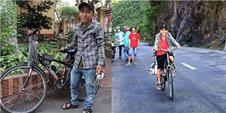 Khâm phục chàng trai đạp xe xuyên Việt để kêu gọi hiến tạng