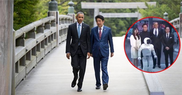 Ngỡ ngàng với cách người Nhật chào đón Tổng thống Obama