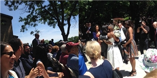 Tổng thống Obama giấu nước mắt trong lễ tốt nghiệp của con gái