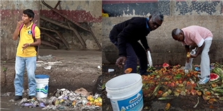 Rơi nước mắt trước cảnh người dân phải bới rác để ăn