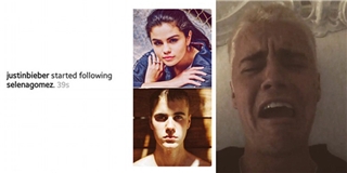 Fan hâm mộ sốt rần rần vì Justin Bieber follow Selena lúc nửa đêm