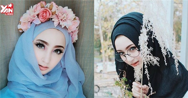 Cận cảnh chân dung "hot girl" Hồi giáo xinh nhất Châu Á gây sốt