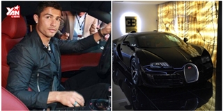Sau EURO, Ronaldo hí hửng rước quái thú Bugatti Veyron về nhà