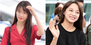 "Nữ thần thế hệ mới” Sejeong đọ sắc đàn chị IU tại sân bay