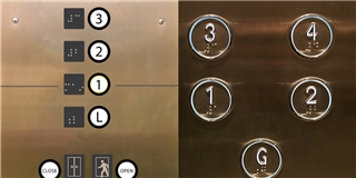 Vì sao nút bấm trên thang máy có những dấu chấm nổi?