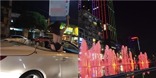 Người đẹp gây náo loạn khi mặc bikini sải bước ở phố đi bộ Nguyễn Huệ