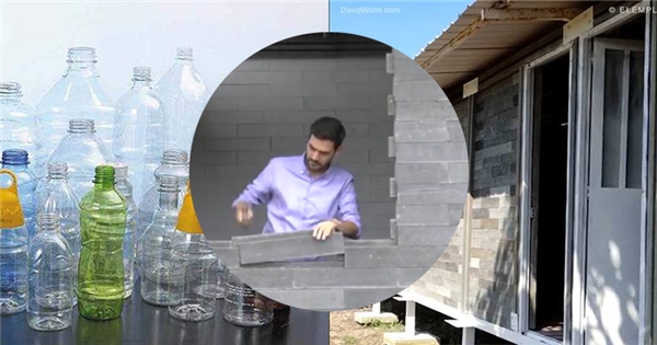 "Soái ca" xây nhà bằng chai nhựa cho người nghèo ở
