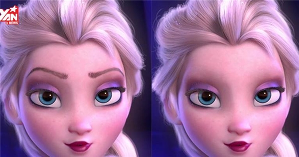 Các công chúa Disney cũng không đẹp nổi nếu thiếu lông mày