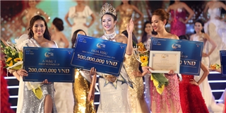 Thu Ngân đăng quang Hoa hậu Bản sắc Việt Toàn cầu 2016