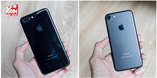 Trên tay 2 màu đen iPhone 7: dễ trầy xước, bám dấu vân tay