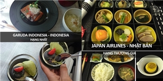 Ăn gì trên chuyến bay của các hãng hàng không thế giới?