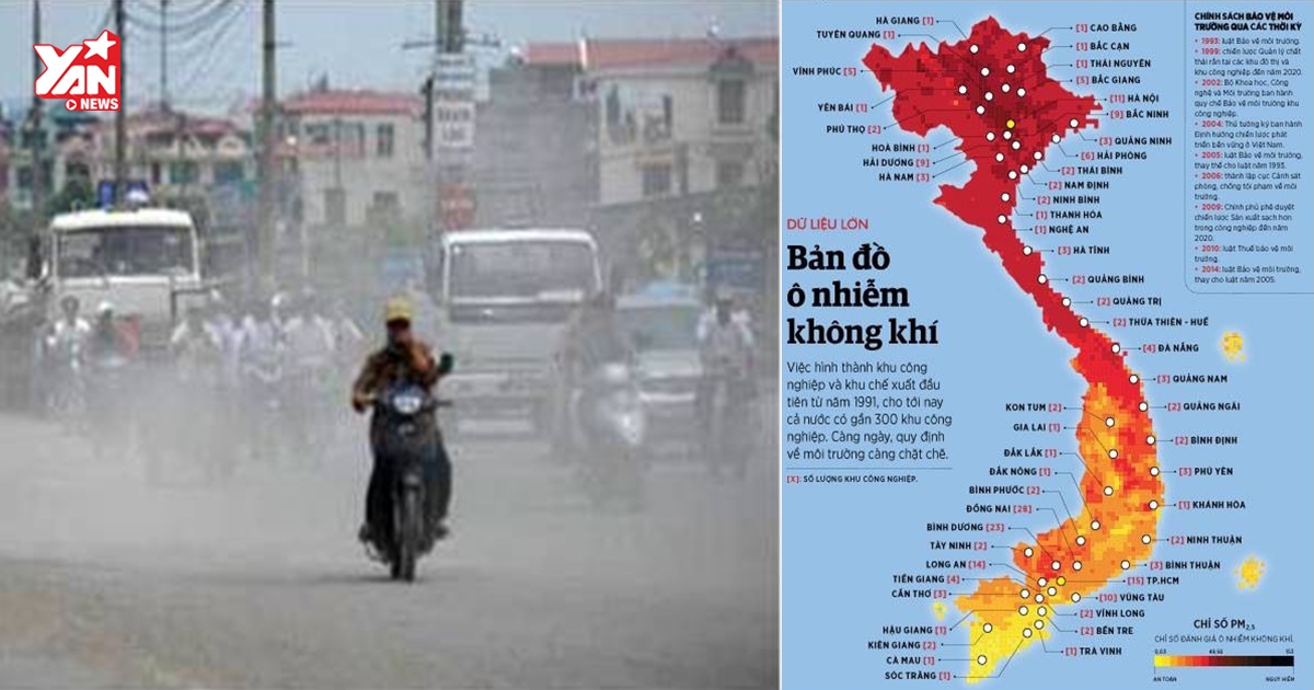 Việt Nam là một trong những nước ô nhiễm không khí nặng nhất thế giới bản đồ ô nhiễm không khí thế giới: Việt Nam đang gặp phải nhiều thách thức trong việc giảm thiểu ô nhiễm không khí. Tuy nhiên, với nỗ lực của chính quyền và cộng đồng, tình trạng ô nhiễm không khí đang dần được cải thiện và hy vọng sẽ còn tiếp tục nâng cao. Hãy xem hình ảnh về tình trạng ô nhiễm không khí tại Việt Nam năm 2024 để chứng kiến sự cố gắng và sự tiến bộ của quốc gia chúng ta!