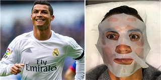 Chán thi đấu, Ronaldo chuyển sang đắp mặt nạ làm đẹp