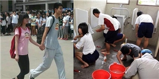 Cặp đôi bị phạt chùi toilet chỉ vì... nắm tay trong trường đại học