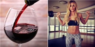 Sự thật: Uống một ly rượu vang tương đương 1 giờ tập hùng hục ngoài phòng gym