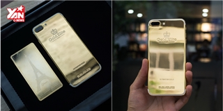 Mở hộp iPhone 7 Plus mạ vàng 24K giá 180 triệu đồng