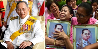 Người dân Thái Lan đồng loạt khóc thương quốc vương vừa băng hà