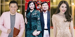 Sao Việt và bố mẹ chồng Hà Tăng đổ bộ thảm đỏ Diamond Show của Mr Đàm