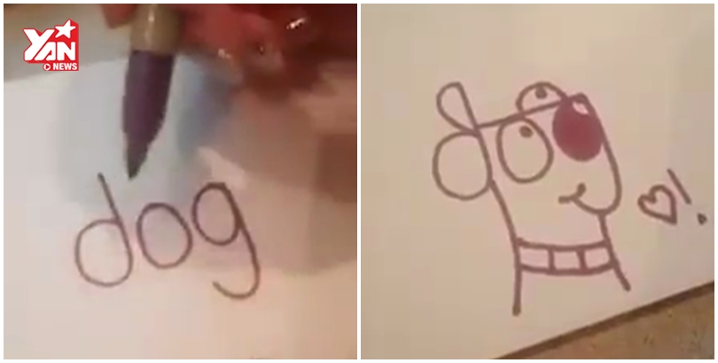 Bí quyết cách vẽ con chó bằng chữ dog Đơn giản và dễ hiểu