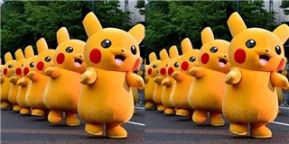 Pokemon khổng lồ "siêu đáng yêu" xuất hiện tại sân bay Changi