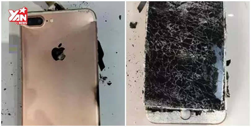 Video iPhone 7 Plus bị nổ, bốc khói nghi ngút