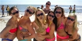 Bức ảnh kỳ lạ của 6 cô gái khiến dân mạng "náo loạn"