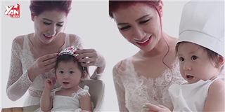 Trang Trần khoe con gái cưng trong đoạn clip cực đáng yêu
