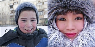 Học sinh tại Nga đóng băng khi tới trường trong nhiệt độ -53 độ C