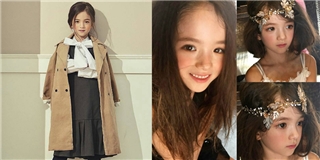 Ngất ngây với vẻ đẹp lung linh của mẫu nhí 8 tuổi người Hàn