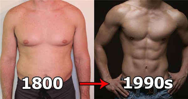 Chuẩn cơ thể đẹp của đàn ông thay đổi như thế nào sau 150 năm?