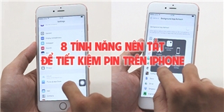 [Mẹo Hay 180] 8 lý do gây hao pin trên iPhone mà bạn nên tránh