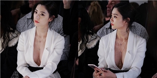 Màn khoe vòng 1 của người đẹp hở bạo xứ Hàn gây chú ý tại NYFW